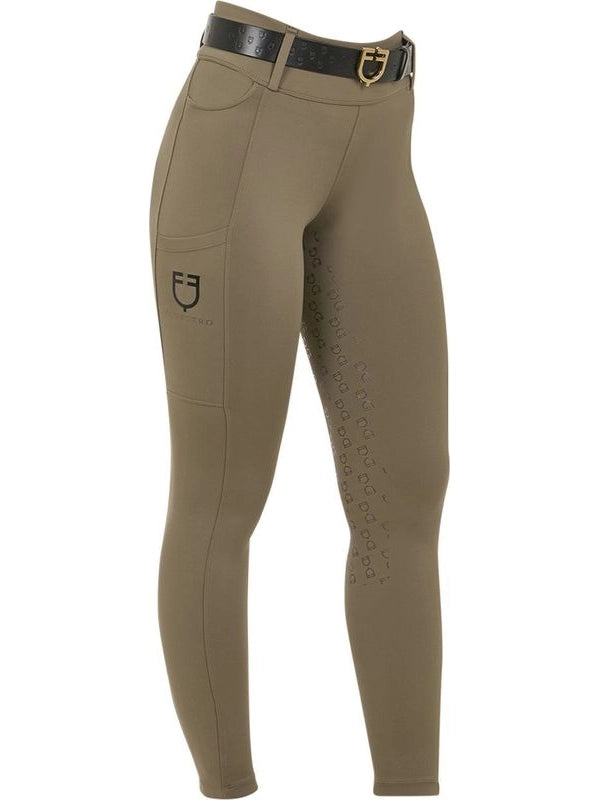 Leggings donna a vita alta con passanti