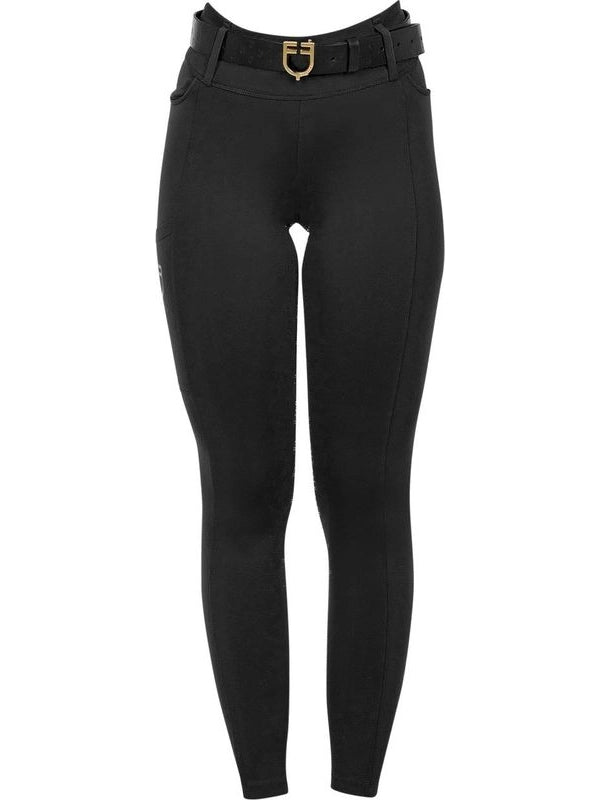 Leggings donna a vita alta con passanti