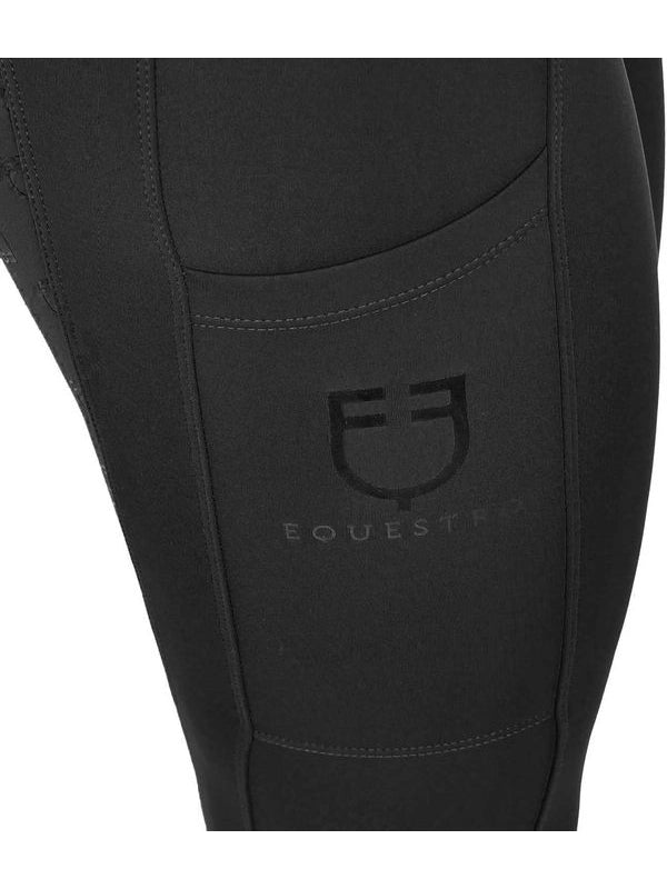 Leggings donna a vita alta con passanti