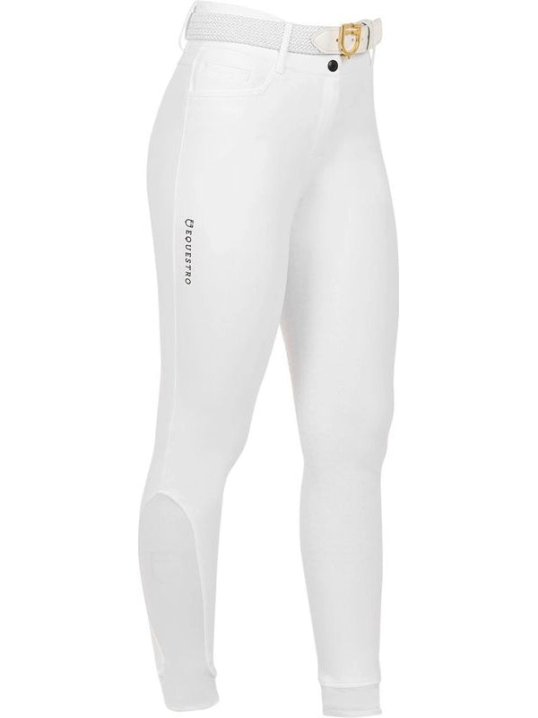 Pantaloni donna a vita alta con grip ginocchio e fodera in pile