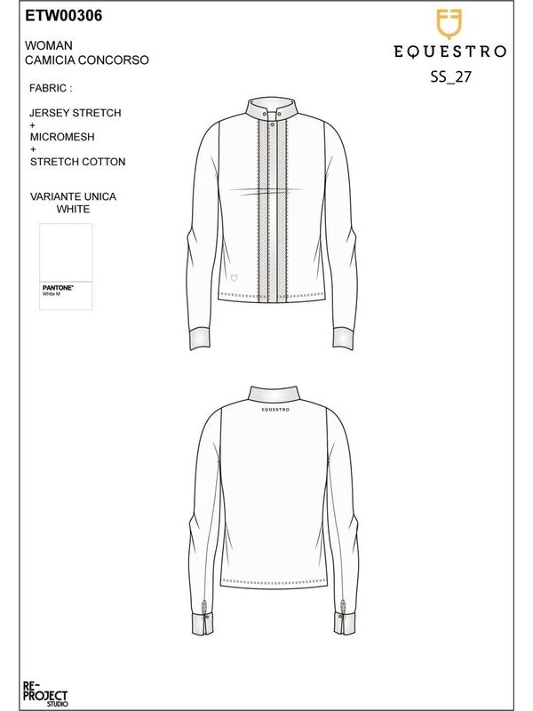 Polo donna concorso a camicia