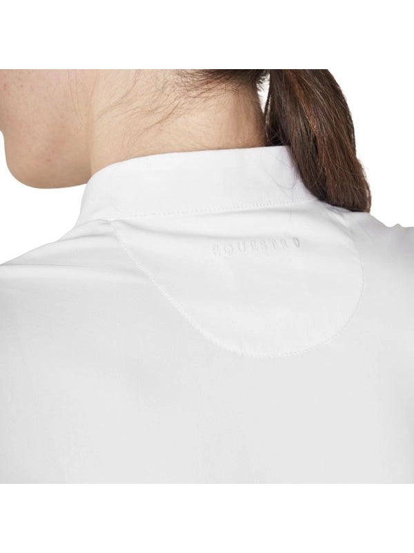 Polo da concorso da donna a camicia con strass
