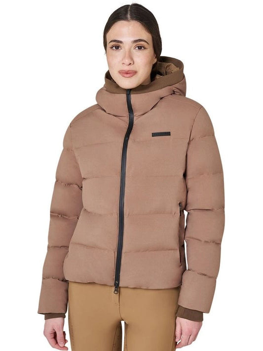 Giacca piumino donna con cappuccio