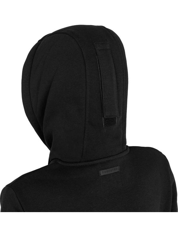 Felpa donna con cappuccio e zip frontale
