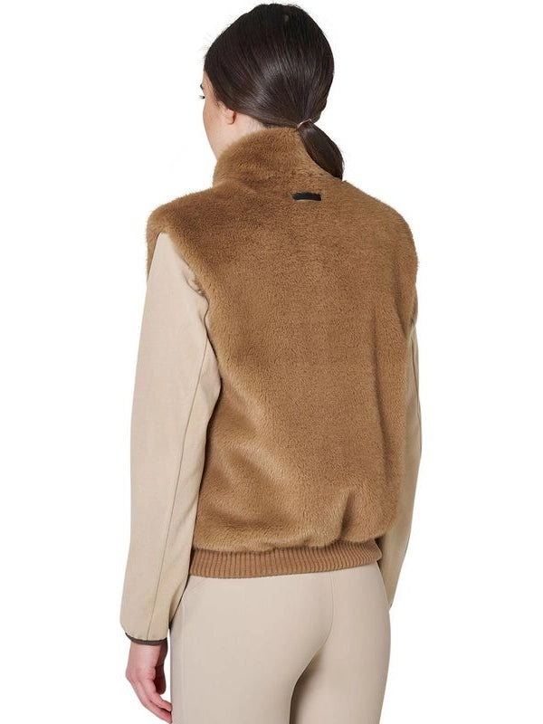 Smanicato donna in pelliccia sintetica