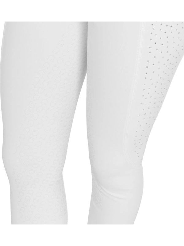 Pantaloni donna vita alta full grip con strass