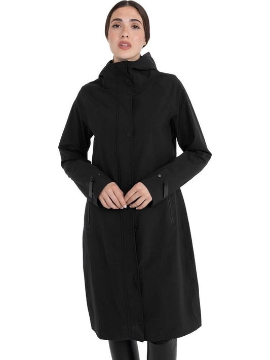 Softshell lungo donna con apertura posteriore