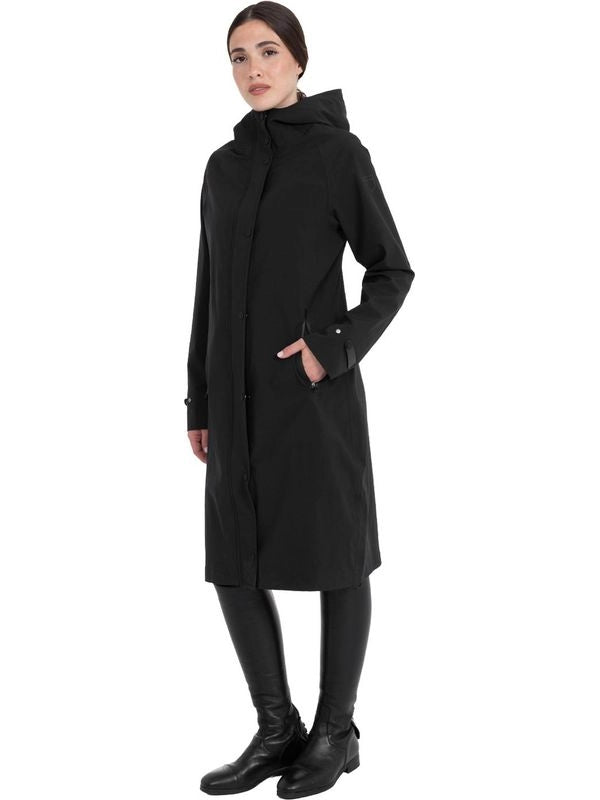 Softshell lungo donna con apertura posteriore