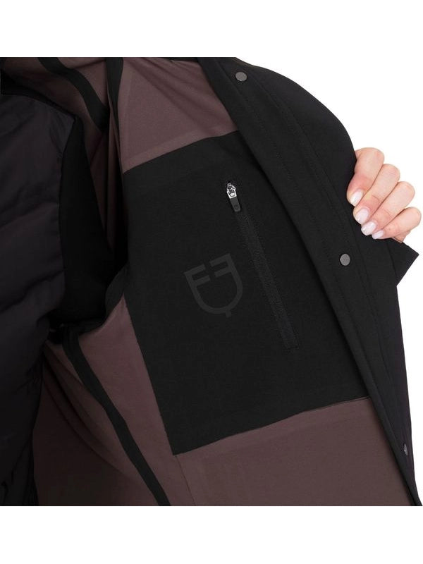 Softshell lungo donna con apertura posteriore