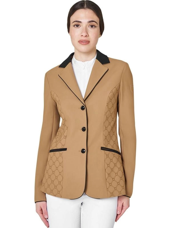 Giacca concorso donna monogram in tessuto effetto velluto