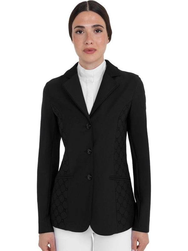 Giacca concorso donna monogram in tessuto effetto velluto