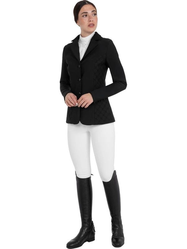 Giacca concorso donna monogram in tessuto effetto velluto