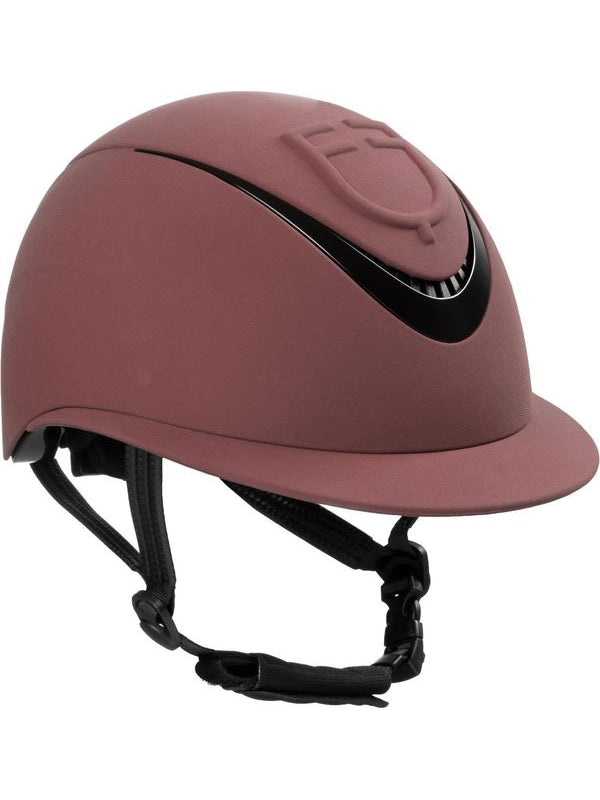 Cap donna con visiera larga e logo embossed omologazione EN 1384-2023