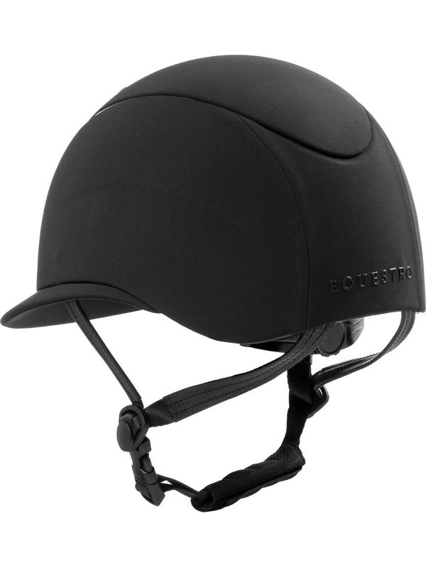 Cap donna con visiera larga e logo embossed omologazione EN 1384-2023