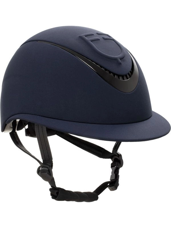 Cap donna con visiera larga e logo embossed omologazione EN 1384-2023