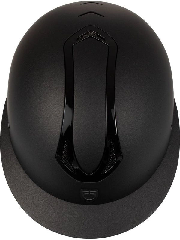 Cap donna con visiera larga omologazione EN 1384-2023