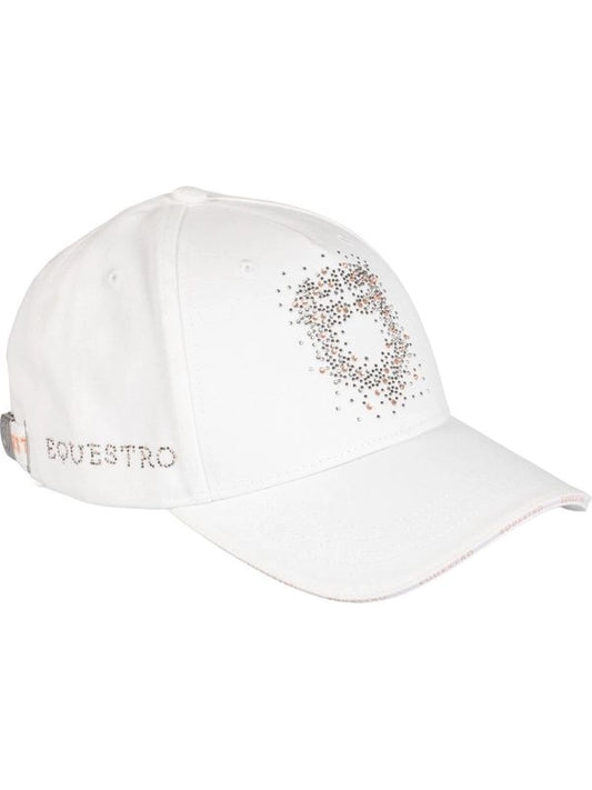 Cappello baseball con logo in strass