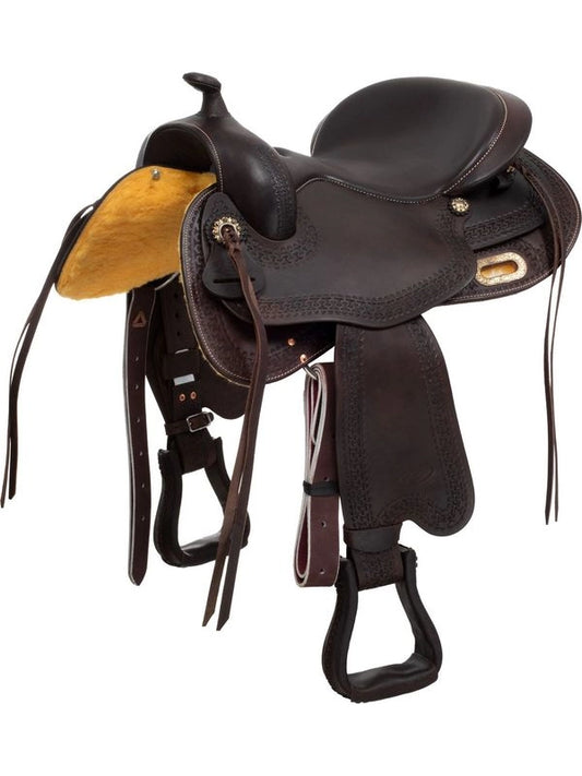 Sella round buffalo leather colchoco