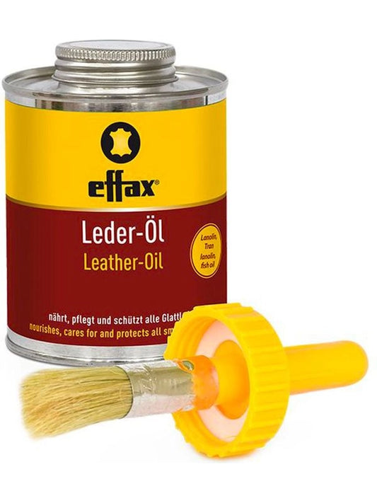 Olio cuoio c/pennello effax 475 ml