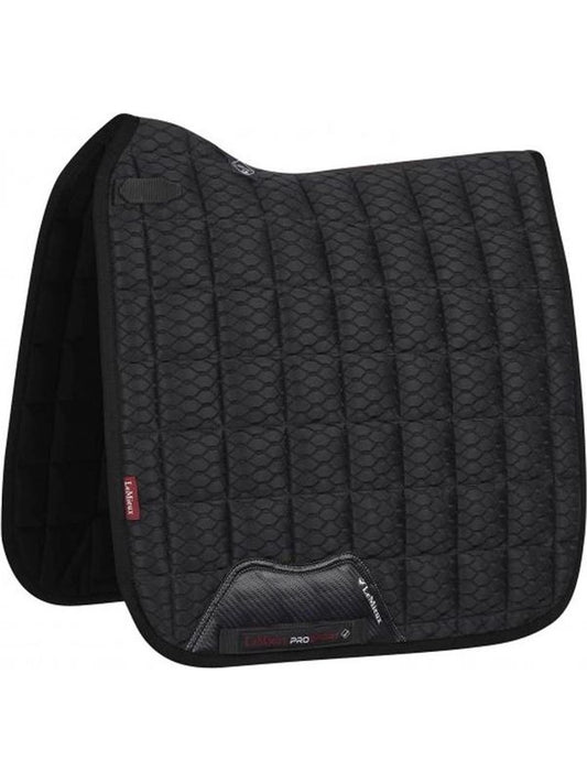 Sottosella da dressage lemieux carbon mesh air square black large