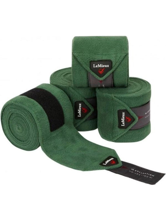 Fasce lemieux polo hunter green set da 4