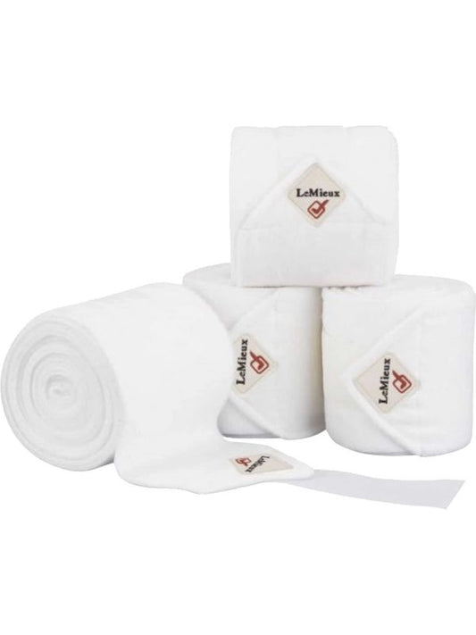 Polo bandages white set of 4