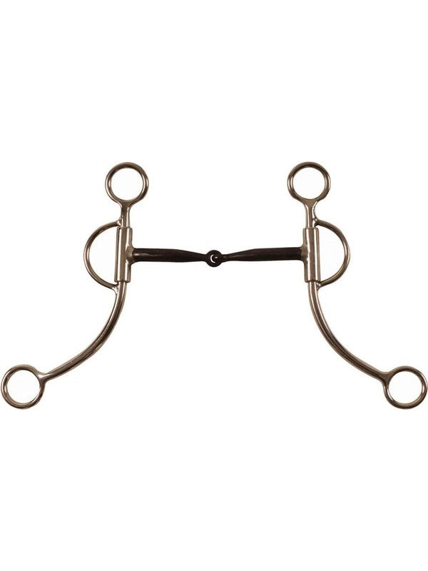 Morso western inox imboccatura ferro nero aste lunghe