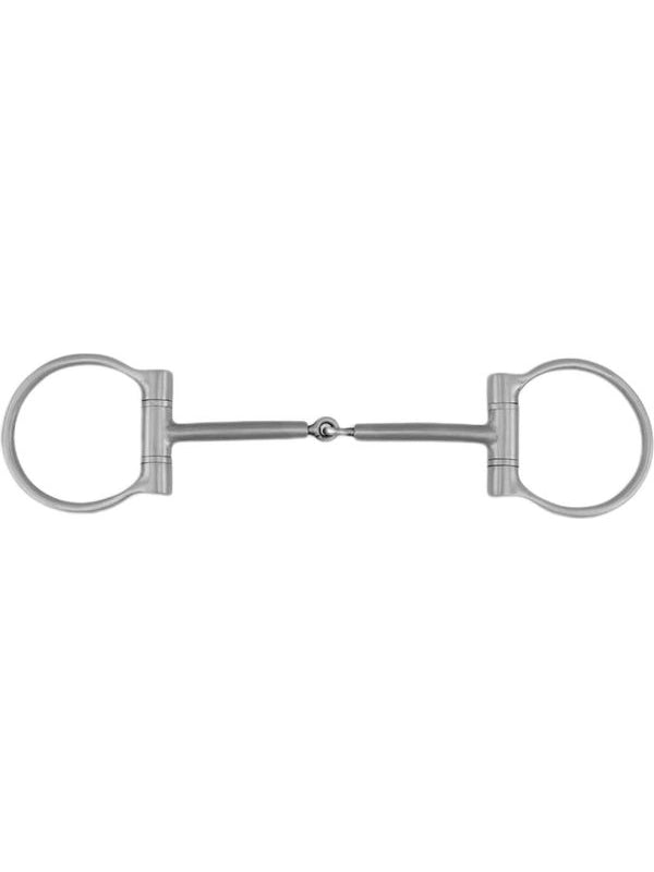 D-ring snaffle bit pinchless curved 10mm