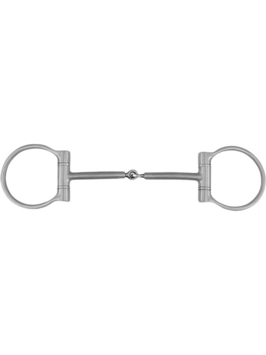 D-ring snaffle bit pinchless curved 10mm