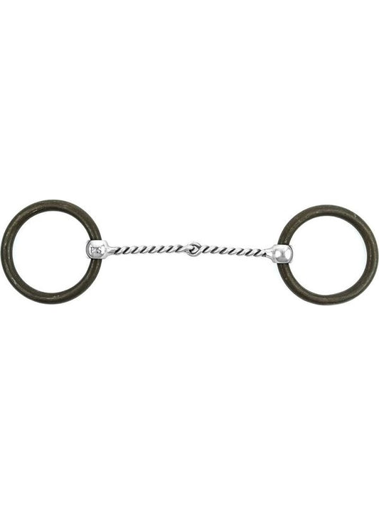 Filetto western torciglione inox anelli bruniti pool's