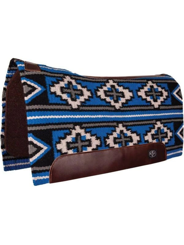 Sottosella western pressato a vapore con inserti in pelle