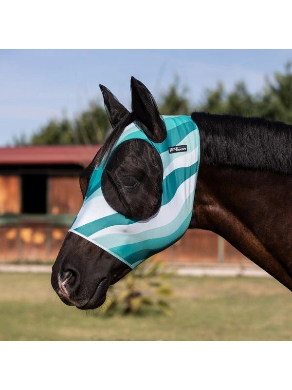 Maschera anti mosche con retina copriorecchie