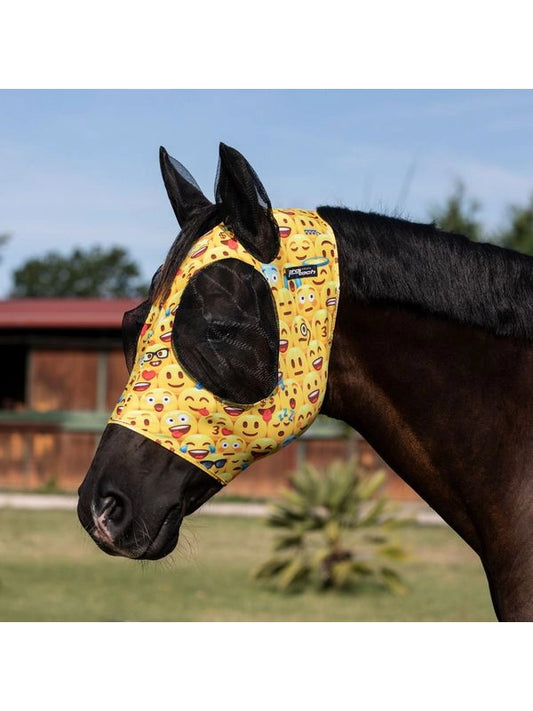 Maschera anti mosche con retina copriorecchie