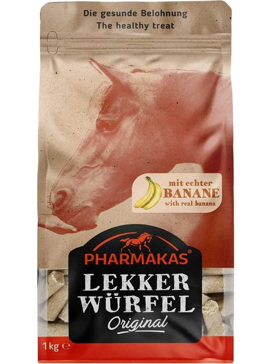 Pharmakas lekkerwurfel banana 1 kg