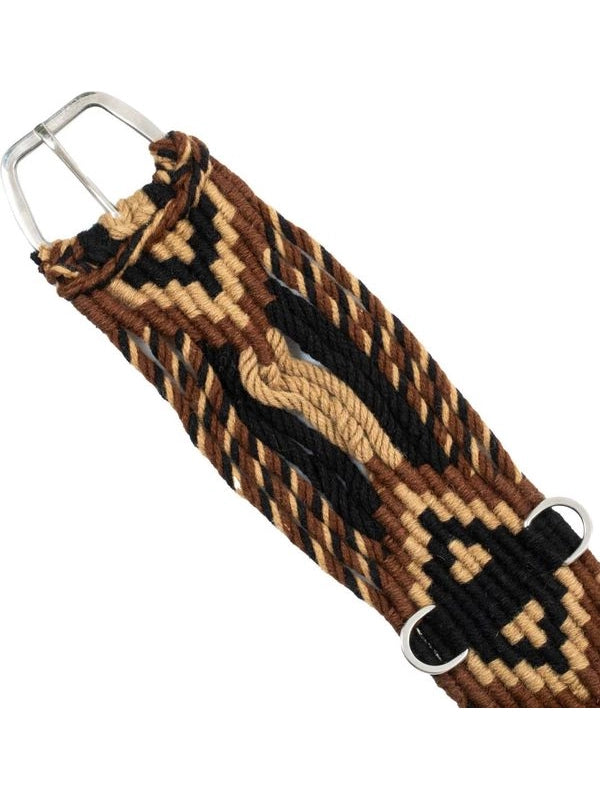 Sottopancia western mohair con decorazioni a rombi