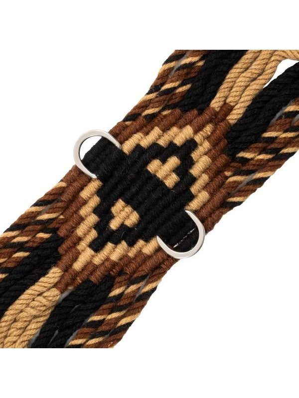 Sottopancia western mohair con decorazioni a rombi