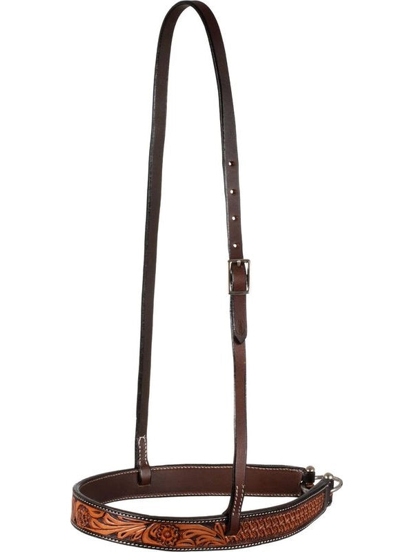 Abbassatesta western con decorazioni floreali