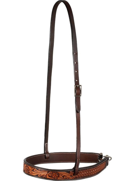 Abbassatesta western con decorazioni floreali