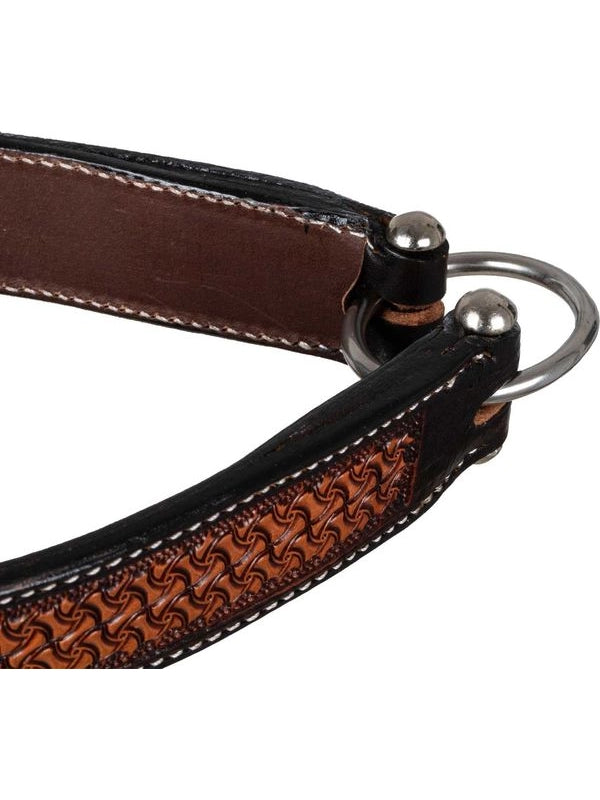 Abbassatesta western con decorazioni floreali