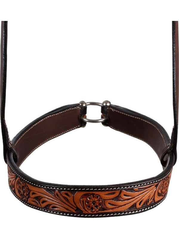 Abbassatesta western con decorazioni floreali