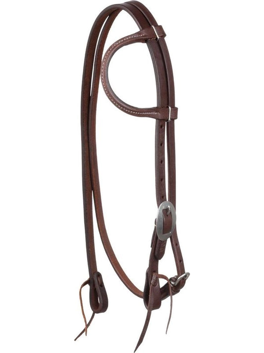 Briglia western monorecchio con sottogola