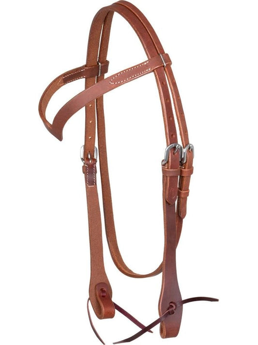 Testiera pool's v in cuoio argentino harness