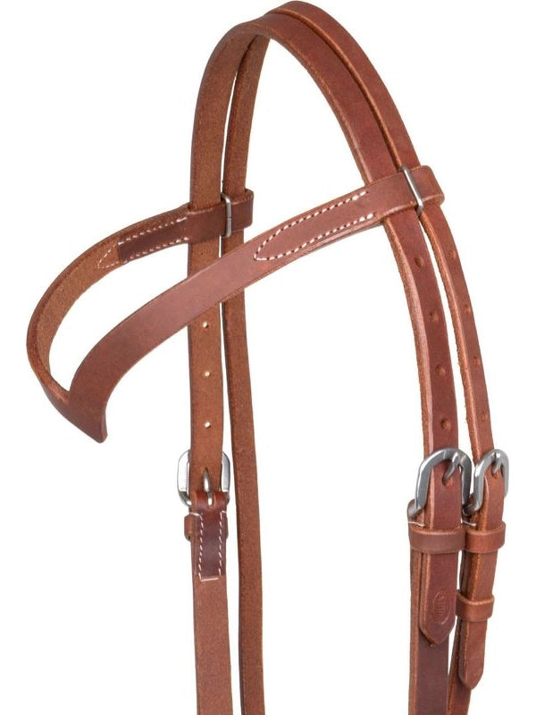 Testiera pool's v in cuoio argentino harness