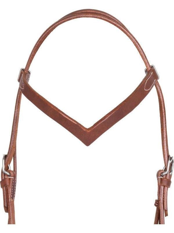 Testiera pool's v in cuoio argentino harness