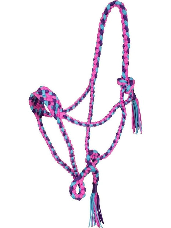 Cavezza in nylon intrecciato