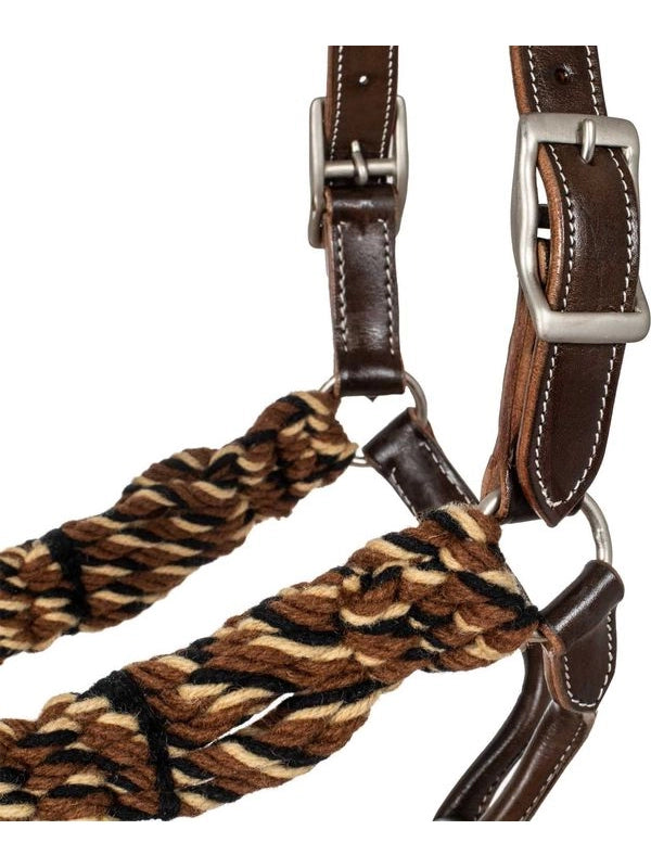 Cavezza mohair con decorazioni a rombi