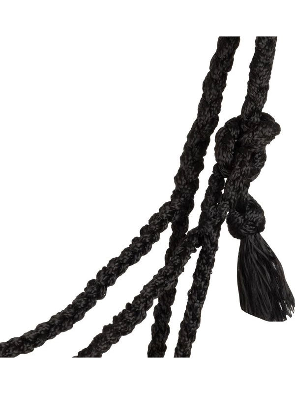 Capezza in corda di mohair con design a diamante