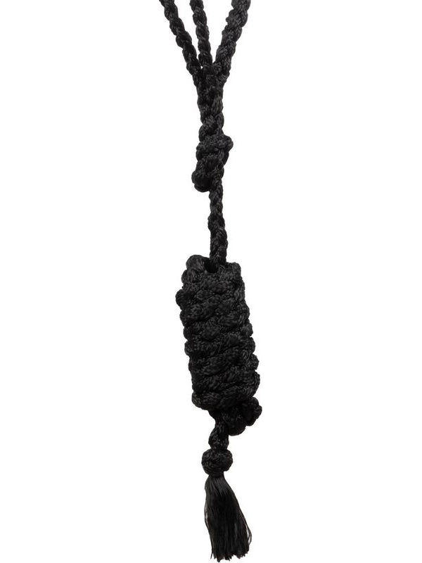 Capezza in corda di mohair con design a diamante