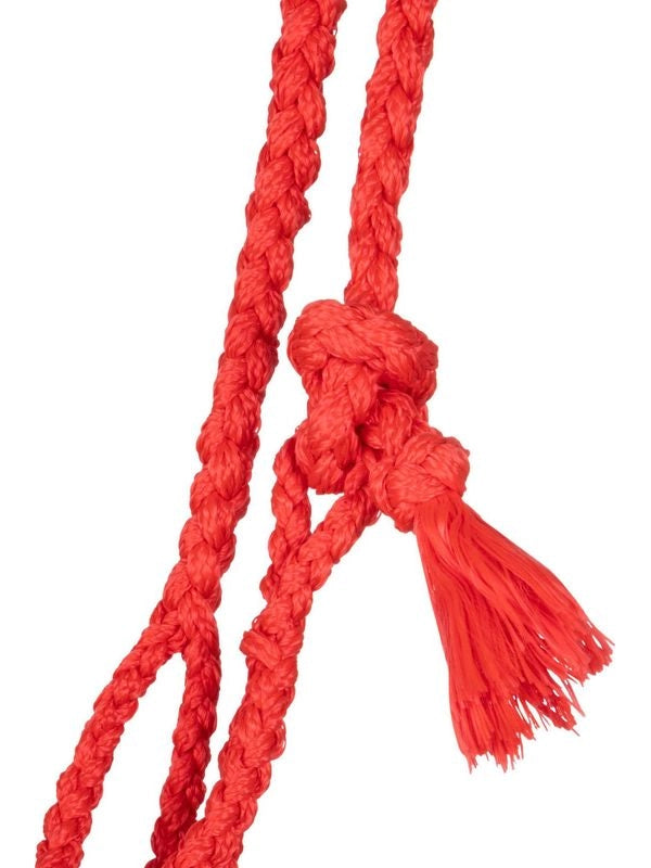 Capezza in corda di mohair con design a diamante