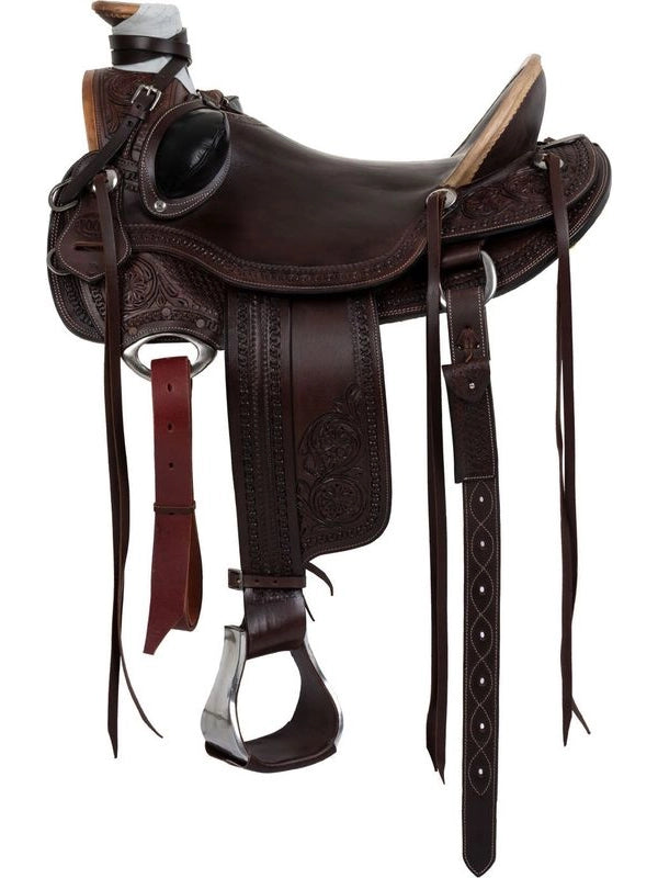 Sella wade ranch con flower tooling